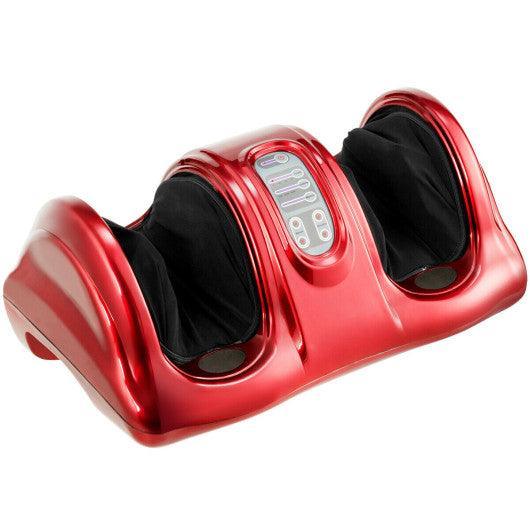 Therapeutic Shiatsu Foot Massager with High Intensity Rollers-Wine - Costway 2023 - HW50807OS - Set Shop and Smile
