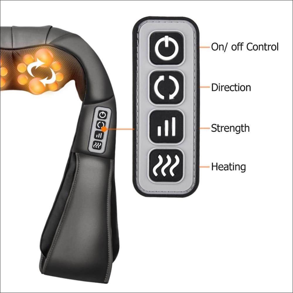 US Plug Infrared Dual Electric Travel Massage Shawl