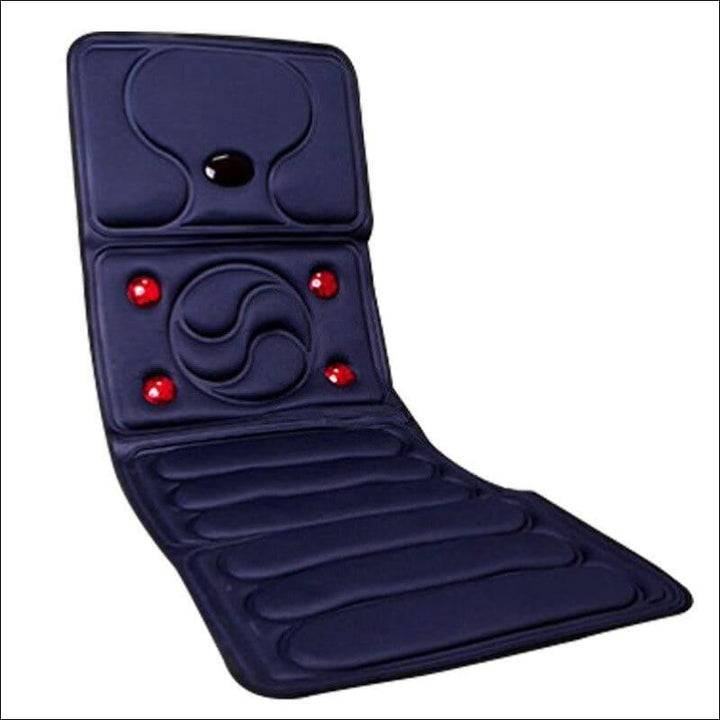 UK  Plug / Blue Infrared Portable Heated Back Massage Pad
