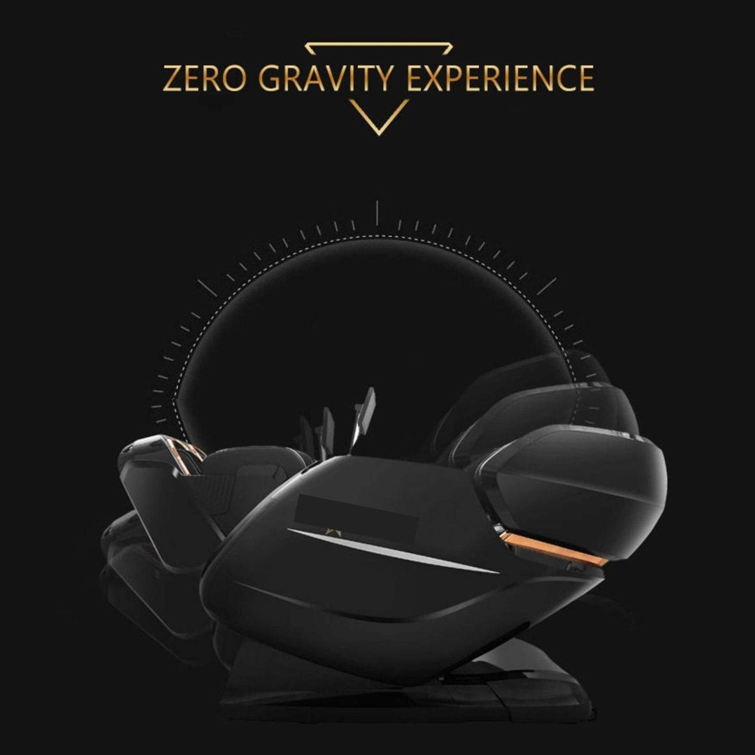 Black/Black RT-8810 Luxurious 4D Massage Chair