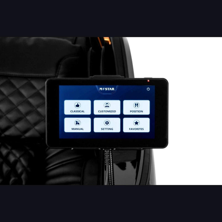 Black/Black RT-8810 Luxurious 4D Massage Chair