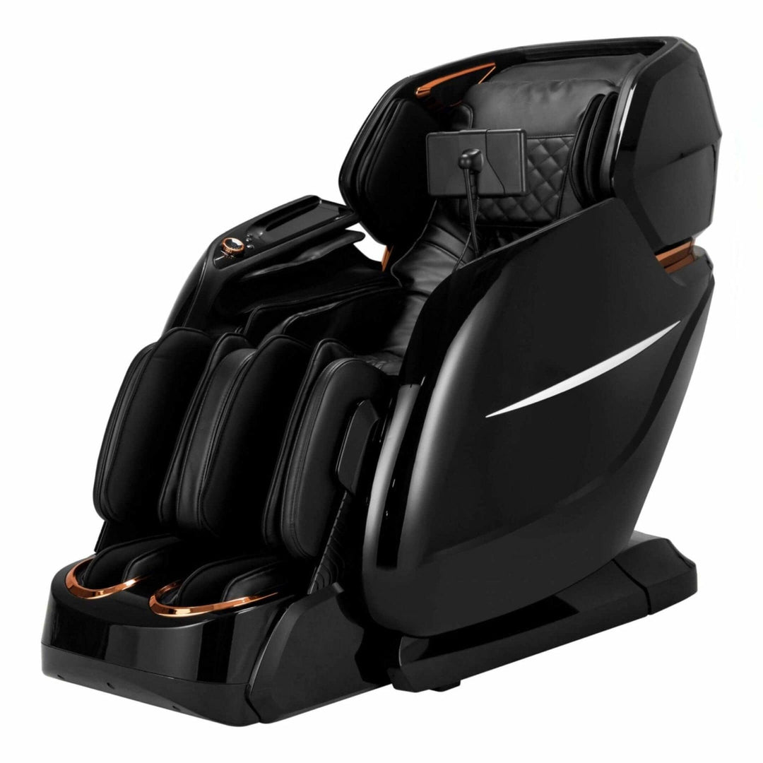 Black/Black RT-8810 Luxurious 4D Massage Chair