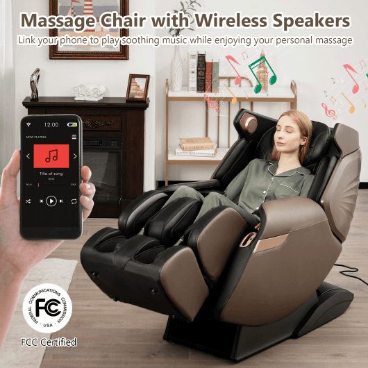 3d shiatsu massaging lounger hot sale