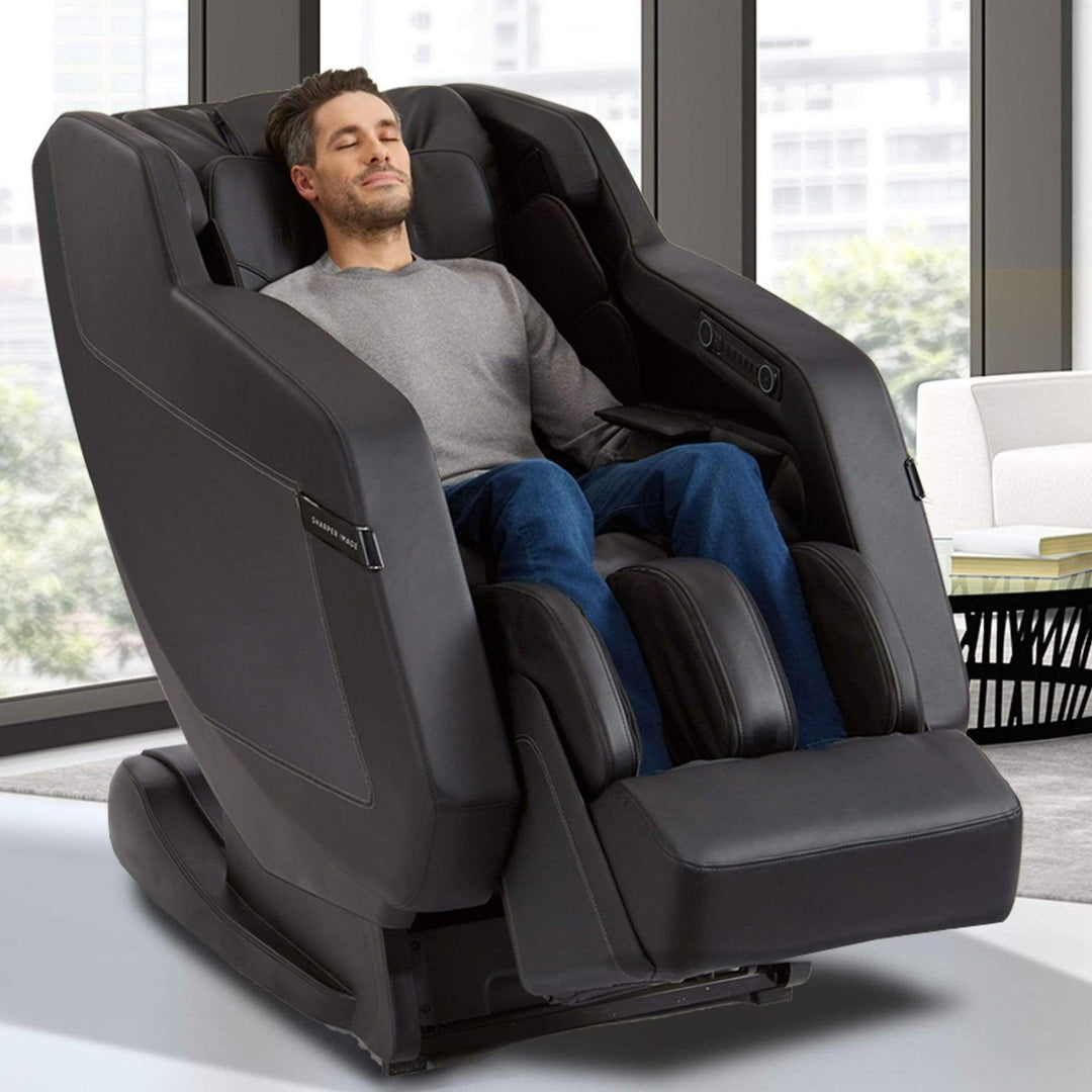 Black Sharper Image Relieve 3D Massage Chair