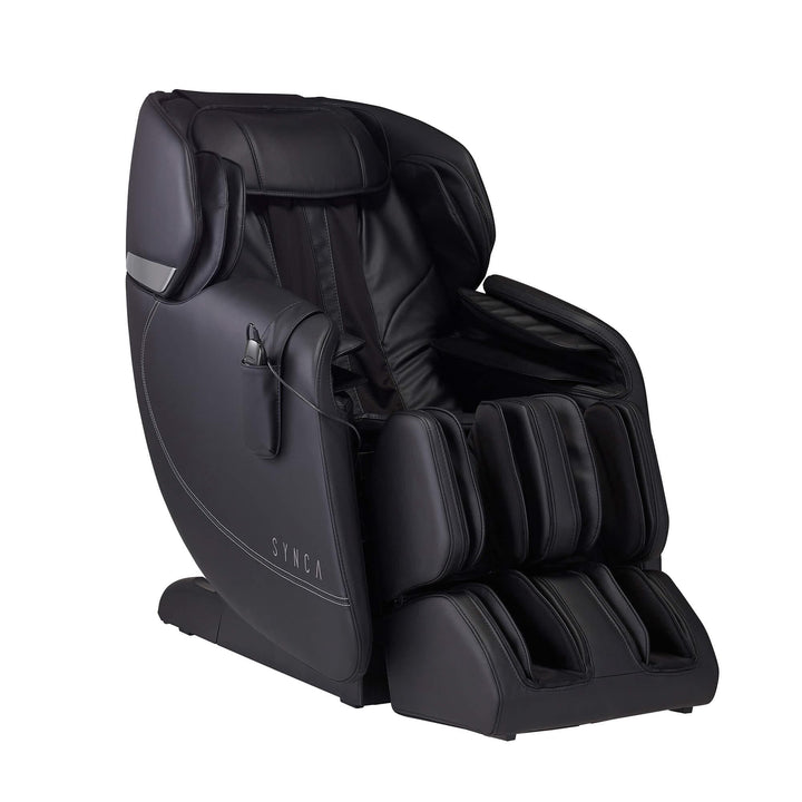 Black Synca Hisho SL Track Heated Deluxe Zero Gravity Massage Chair