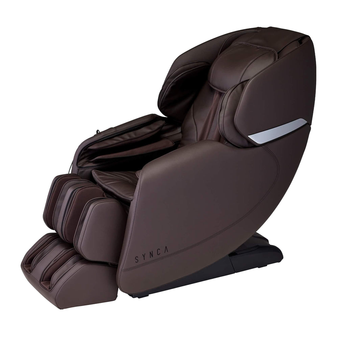 Brown Synca Hisho SL Track Heated Deluxe Zero Gravity Massage Chair